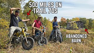 Riding 500 miles on 70’s Honda MINI BIKES to Find Ike’s ABANDONED Mountain Cabin 2020 Fall Special [upl. by Fry]