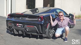 THIS Ferrari 488 Pista has a CRAZY Boden Autohaus Exhaust [upl. by Hteik]