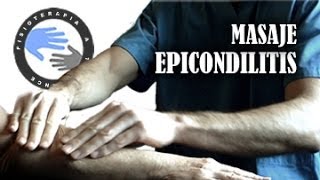 Masaje para epicondilitis o codo de tenista [upl. by Dniren3]