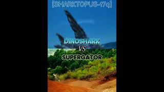 DINOSHARK VS SUPERGATORsharktopus Piranacomda SUPERGATORanacondaDINOSHARK [upl. by Thaddaus736]