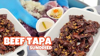 SUN DRIED BEEF TAPA  Easy recipe [upl. by Adyahs]