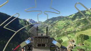 PC21  Mollis AFB  Switzerland Low altitude flight [upl. by Lesab]