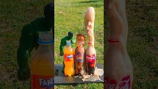 Mentos turned Cola into a fountain Big experiment [upl. by Nilhsa]