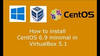 CentOS 69 minimal install in VirtualBox 51  Offline [upl. by Raney]