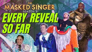 Every Masked Singer Season 5 Reveal 2021  SO FAR [upl. by Sladen]