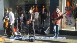 Warning tones  I Predict a riot Kaiser chiefs cover Leeds city centre [upl. by Elin]