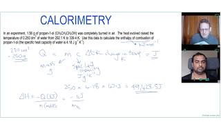 A LEVEL CHEMISTRY CALORIMETRY CALCULATION [upl. by Rog]