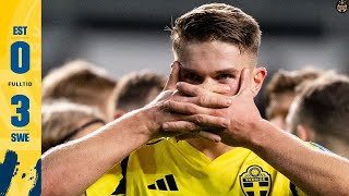 Estonia vs Sweden 03 Highlights  UEFA Nations League  20242025 [upl. by Elbon]