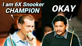 Snooker Player Thinks He CAN OUTPLAY The Pool Legend EFREN REYES [upl. by Amoritta]