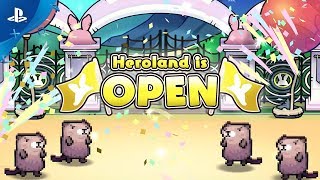 Heroland  Launch Date Announcement Trailer  PS4 [upl. by Suirauqram130]