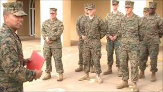 Marine Corps Reenlistment Ceremony [upl. by Alaine]