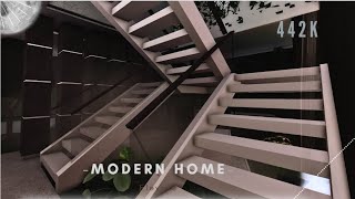 Modern Home  Bloxburg  Interior Build [upl. by Alderman255]