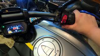 2022 Ducati Diavel 1260 S Battery Location amp Swap [upl. by Elumas957]