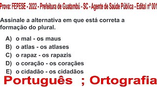 português  Prefeitura de Guatambú  SC  Agente de Saúde PúblicaMotorista  Edital nº 001 5 [upl. by Oigaib473]