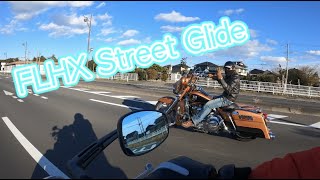 HarleyFLHX Street GlideampTW225ampVMAX Touring IBARAKI [upl. by Eugirne]