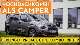 Microcamper Der Berlingo als Basisfahrzeug [upl. by Croner]