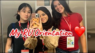 🎉🩵Orientation at Rutgers  Maryam to study Computer Science Honors at Prestigious Rutgers University [upl. by Atteuqcaj740]