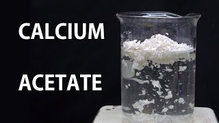 Making Calcium Acetate from eggshells [upl. by Hairym775]