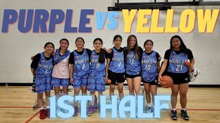 1st half 16u girls div  Purple vs Yellow [upl. by Herstein]