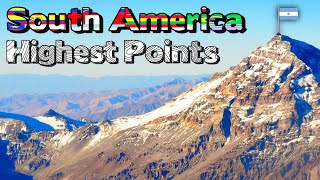 What is the Highest Point in Each South American Country [upl. by Bevus988]