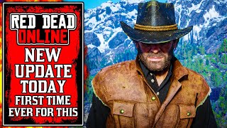 Rockstars First Time EVER For This The NEW Red Dead Online UPDATE Today New RDR2 Update [upl. by Arianna798]