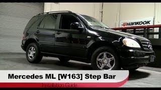 Spyder Auto Installation 19982005 Mercedes W163 MLMClass Step Bars [upl. by Christen]