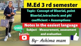 Biserial point Biserial tetrachoric nd phi coefficient concept Assumptions easy explanation ever [upl. by De]