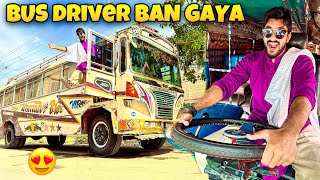 BUS DRIVER BAN GAYA😍🚌  COMEDY VLOG  MISHKAT KHAN  The Fun Fin [upl. by Oek982]