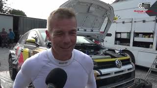 Interview de Sébastien Loeb en essai pour le Rallye du Charlemagne Golden Palace 2023 [upl. by Gregorio708]