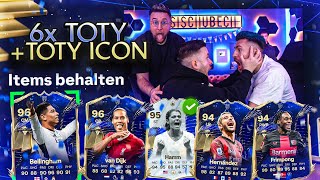 OMG 6x TOTY  TOTY ICON GEZOGEN 😱 Das HEFTIGSTE TOTY Pack Opening 😍 EA FC 24 [upl. by Sigismund936]