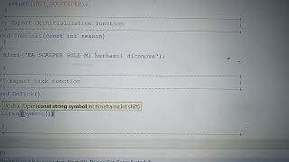 Coding Mql4 Harga Open Daily Hari Ini [upl. by Isma]