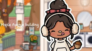 My fall in depth Maple Avenue Building tour ✨️🍁🎃 Aesthetic  🎙 WITH VOICE 🎙 \\ Toca boca fall [upl. by Laresa]