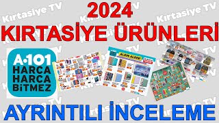 ➡️ A101 2024 KIRTASİYE ÜRÜNLERİ 🖊️ AYRINTILI İNCELEME 29 AĞUSTOS 2024 [upl. by Eeram]