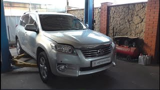 Замена маслосъемных колпачков двигатель 2AZ на Toyota RAV4 24 Тойота Рав 4 2011 1часть [upl. by Aissatsana412]