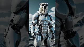 TERMINATOR SAVAGE BEASTS Wild Cyborg Fusion terminator wildlife shortsvideo [upl. by Doowle]