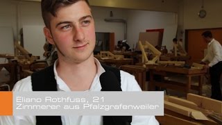 Meisterprüfung der Zimmerer in der Bildungsakademie Rottweil [upl. by Telrats580]