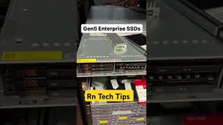 Gen5 Enterprise ssds Samsung shorts rntechtips server serverroom [upl. by Aenal]