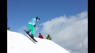 SNOWBOARD BOARDER CROSS Steven Williams  Juegos Nacionales de Invierno 2019 [upl. by Aiel]