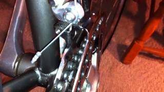 Shimano Derailleur rubbing issue how to adjust [upl. by Dorie]