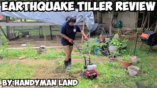 Earthquake Tiller Review Is a Mini Tiller Even Worth Getting [upl. by Myrtice]