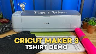 DIY TShirts in MINUTES with Cricut Maker 3 [upl. by Gretna]