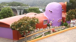 California la casa dei Flintstones ispirata alla Moschea Blu è costata 2 milioni e 800000 dollari [upl. by Odnam]