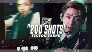 quot200 SHOTS BANGquot tiktok trend edit tutorial  capcut [upl. by Todhunter985]