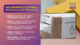 Calendario electoral 2023 provincia por provincia [upl. by Cottrell994]