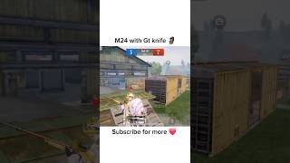 M24 with Gt knife 🗿 tdm m24 bgmi pubgmobile [upl. by Ennaxor701]