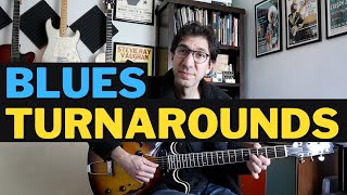 Sound like a BLUES GUITAR PRO with these ESSENTIAL TURNAROUNDS [upl. by Aissac]