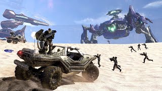 UNSC vs COVENANT  HALO 3 NPC Wars 14 [upl. by Socrates]