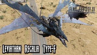 Final Fantasy XV mods Leviathan as the Regalia type F [upl. by Yobybab924]