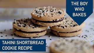 Tahini Shortbread Recipe  The Boy Who Bakes [upl. by Aalst]