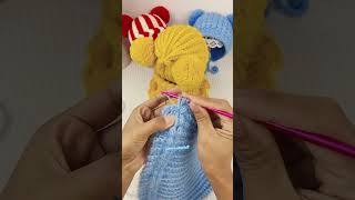 Handmade crochet hat tutorial👆🥰 [upl. by Mahda]